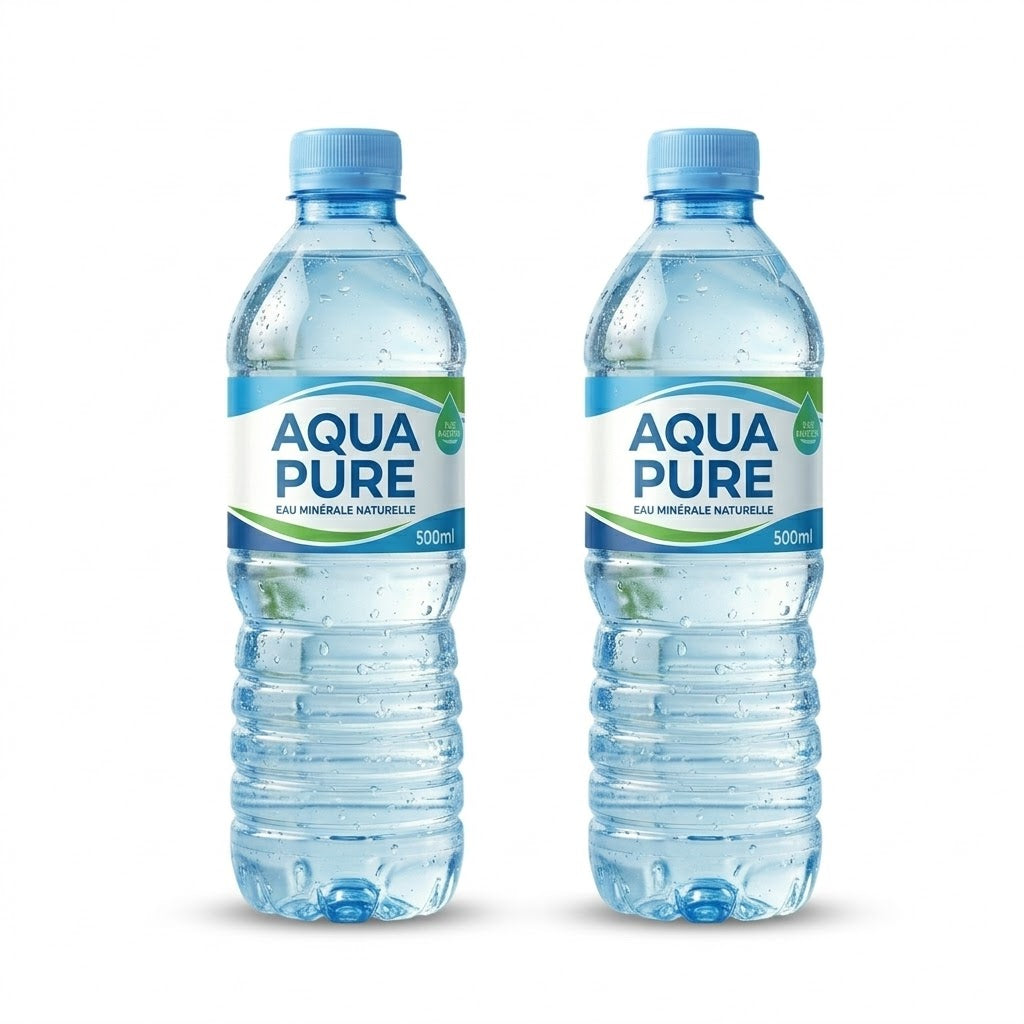 2 bouteilles d'eau