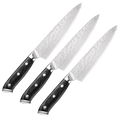 3 couteaux damas