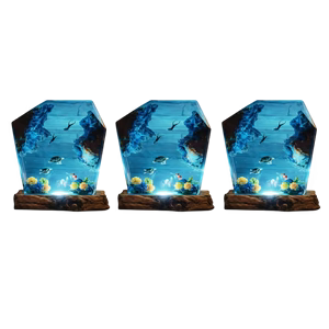 3x Lampes Océan