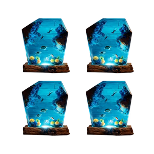 4x Lampes Océan