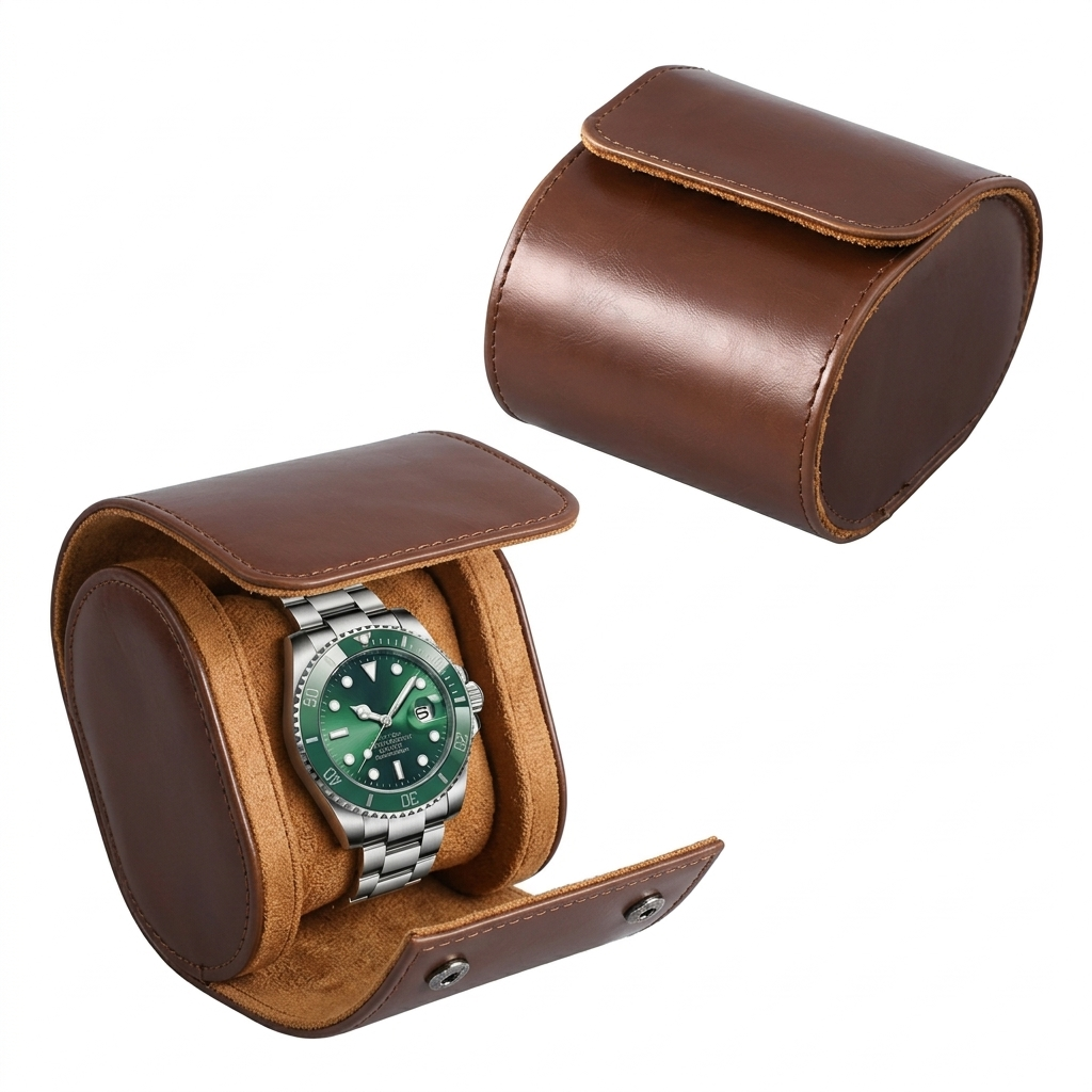 Étui pour montre en cuir